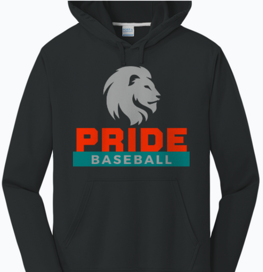 Mattoon Pride Baseball Hoodie 1116 - BLACK