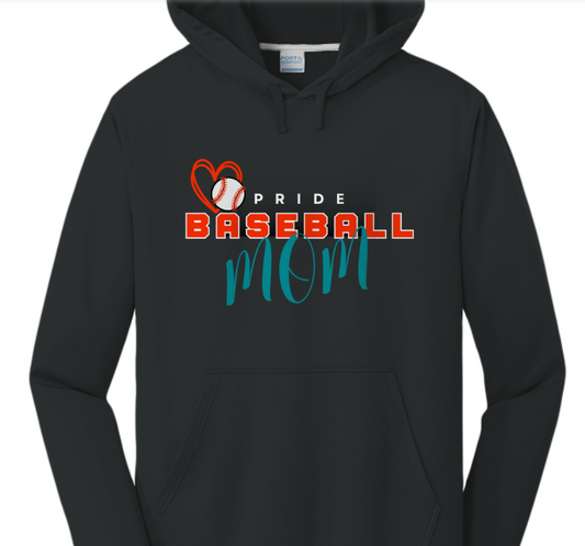 Mattoon Pride Baseball Hoodie 1118 - BLACK