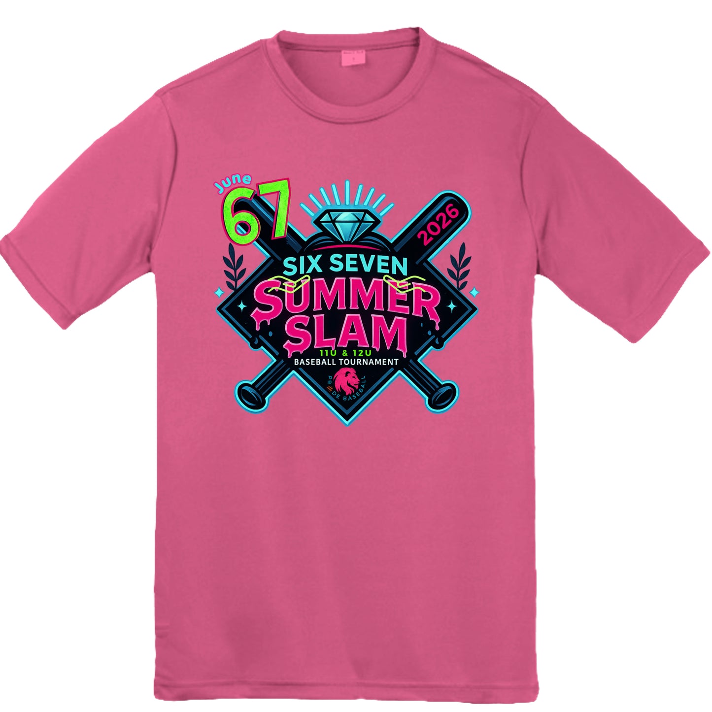 Neon Pink - YST350 - FRONT
