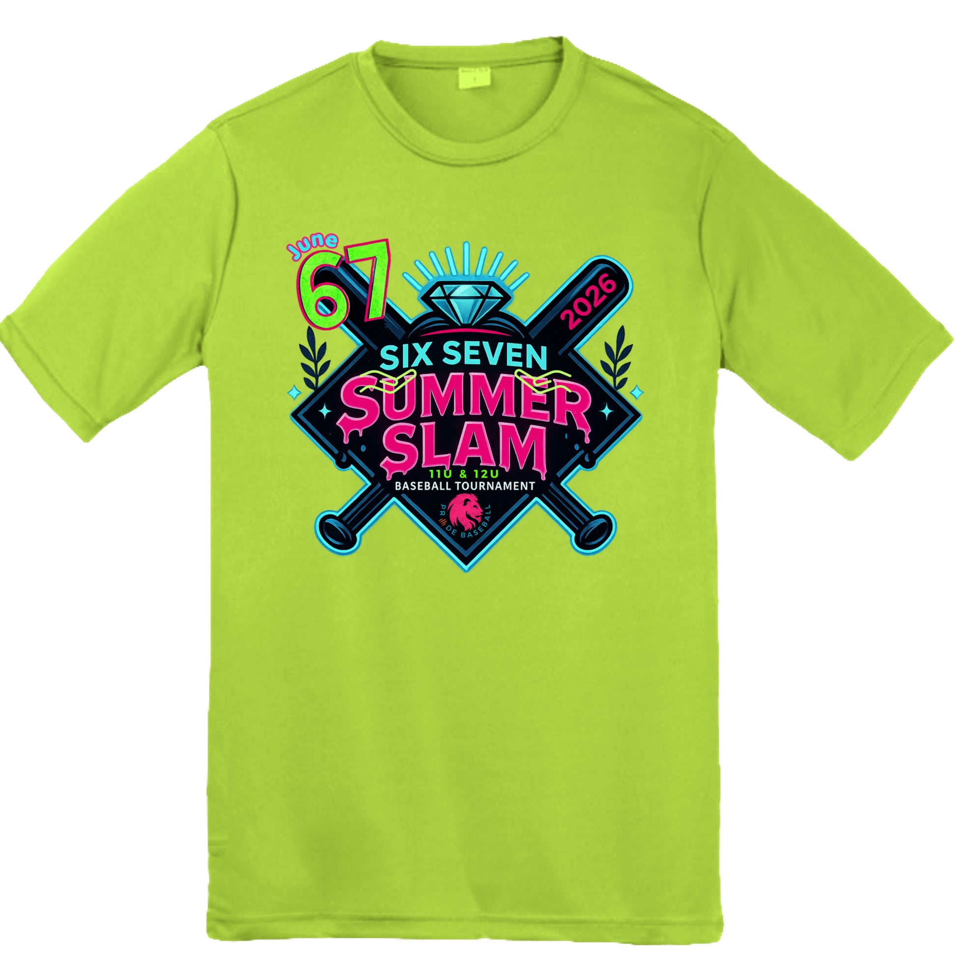 Neon Yellow - YST350 - FRONT